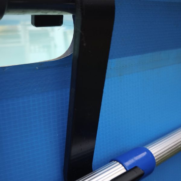 Pool-Zubehörhalter zum Einhängen | PETG UV-beständig | Halter für Kescher & Poolzubehör