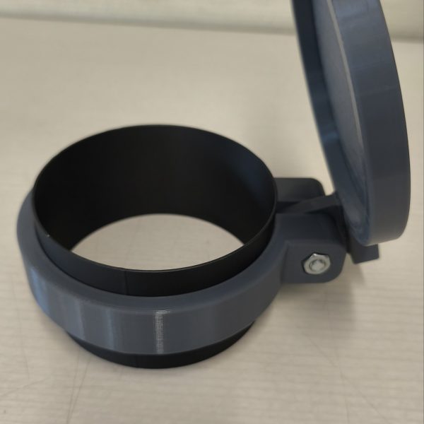 Rohrverschlussklappe DN125 | Verschluss für Sonnenschirmhalter Ø 125 mm | PETG
